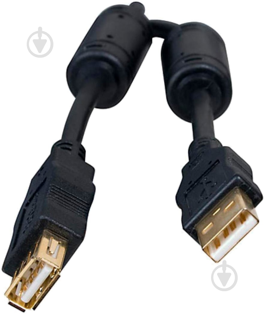 Кабель Defender USB-удлинитель 1,8 м черный (87429) USB2.0 AM-AF - фото 1