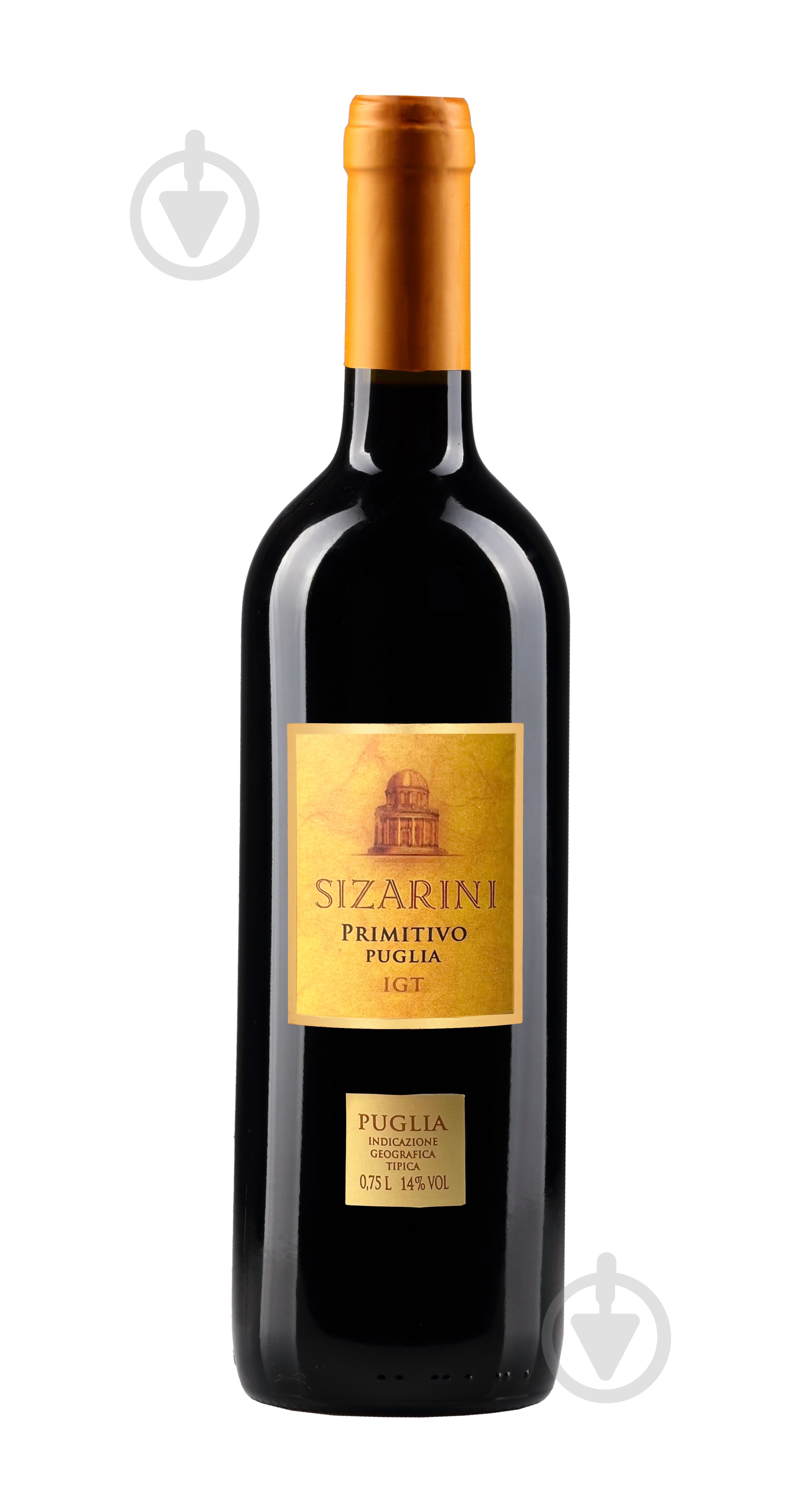 Вино Sizarini Primitivo Puglia IGT красное сухое 0,75 л - фото 1 Вино Sizarini Primitivo Puglia IGT красное сухое 0,75 л - фото 1