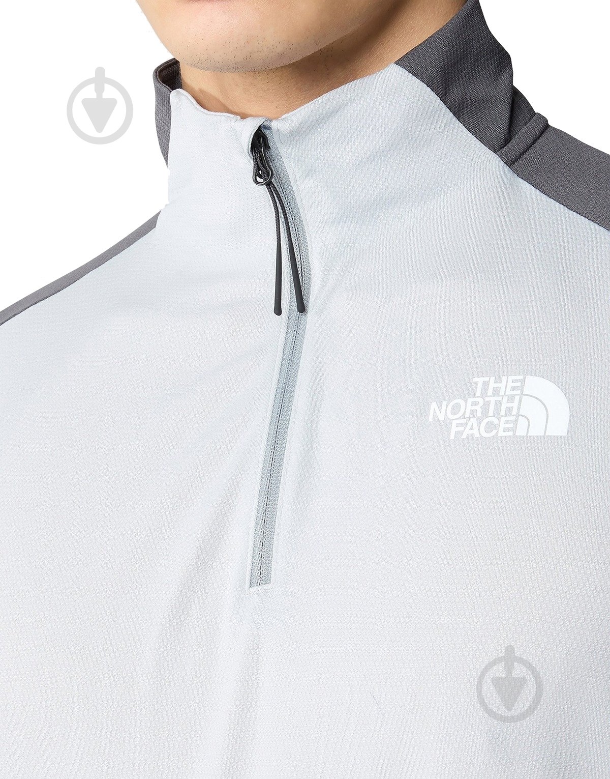 Джемпер THE NORTH FACE M MA 1/4 ZIP LS TEE NF0A88F8ZFO1 р.S сірий - фото 3 Джемпер THE NORTH FACE M MA 1/4 ZIP LS TEE NF0A88F8ZFO1 р.S сірий - фото 3