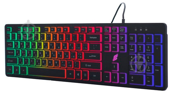 Клавиатура игровая Ergo (KB-630) black - фото 3