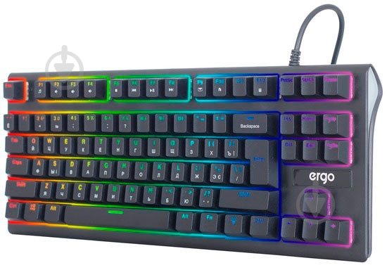 Клавиатура игровая Ergo (KB-910) black - фото 3