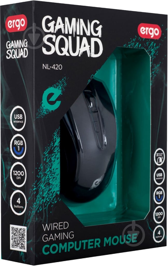 Мышка Ergo NL-620 black - фото 6