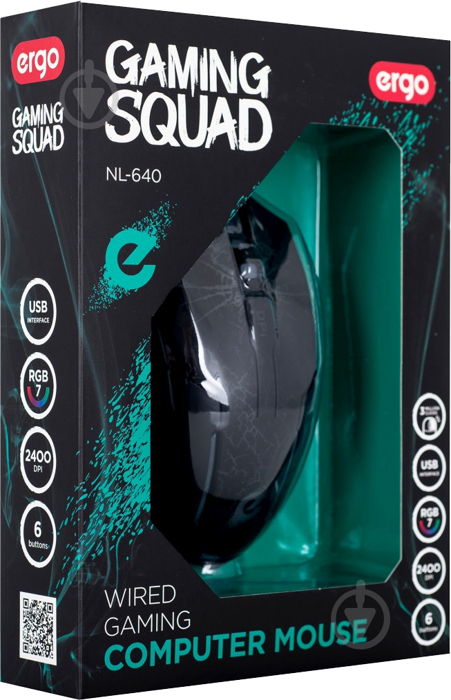 Мышка Ergo NL-640 black - фото 8 Мышка Ergo NL-640 black - фото 8