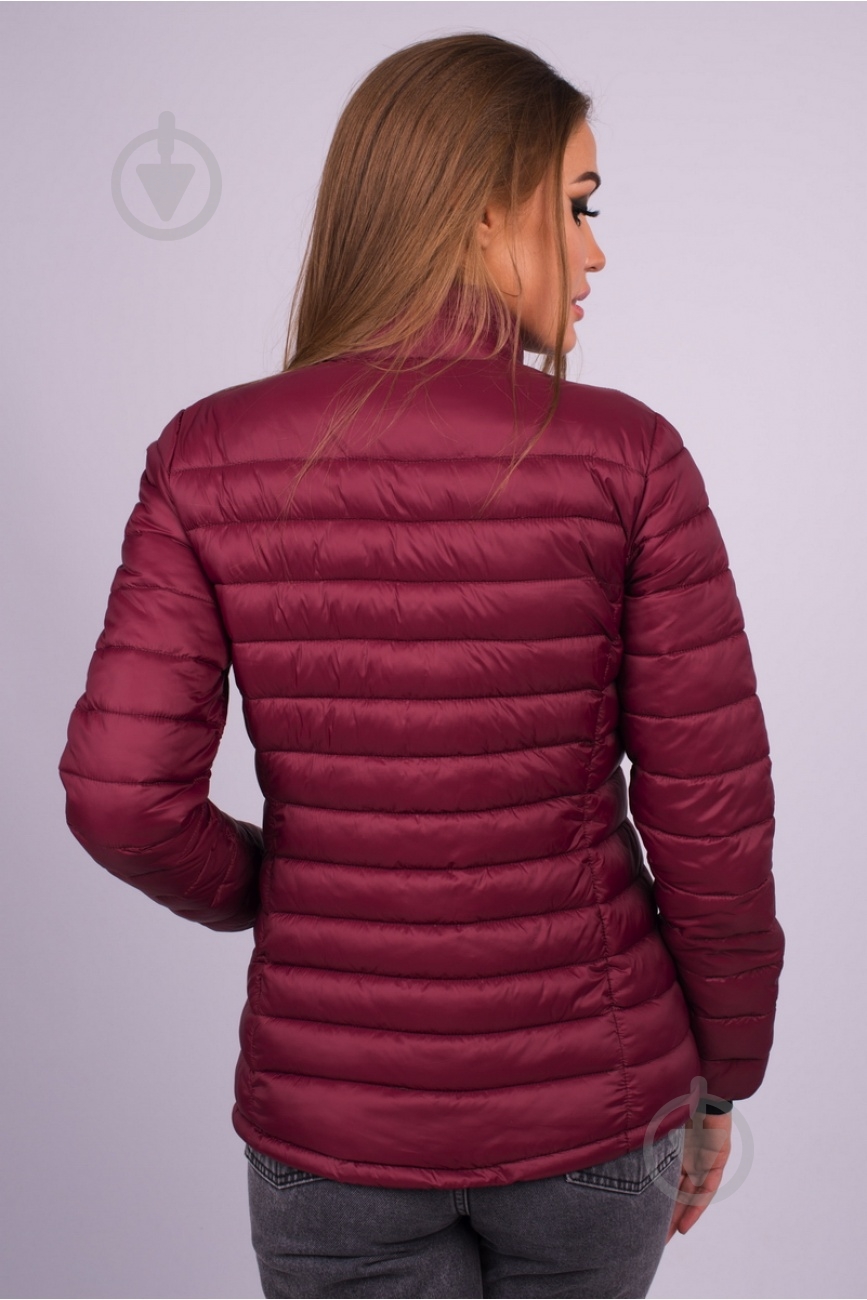 Куртка женская демисезонная Avecs AV-70354B/52 р.XXXXL бордовая - фото 4 Куртка женская демисезонная Avecs AV-70354B/52 р.XXXXL бордовая - фото 4