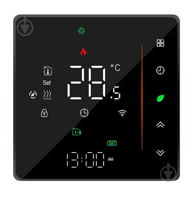 Терморегулятор Heat Plus BHT-300 черный Wi-Fi - фото 1