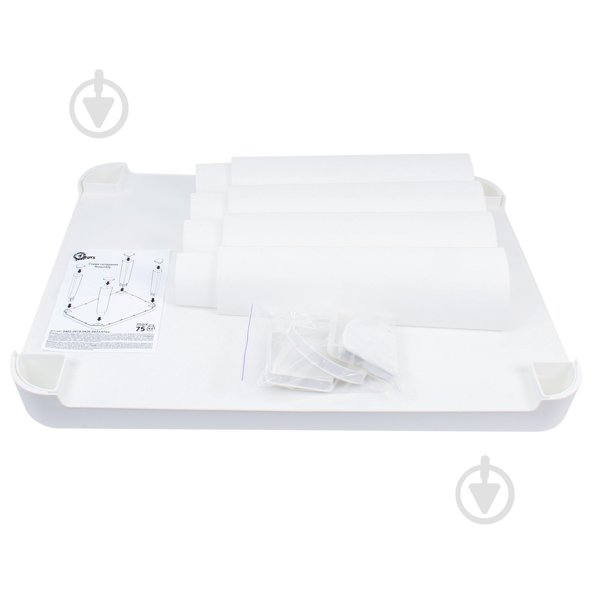 Стіл ТехноК Дитячий 0402 білий - фото 5