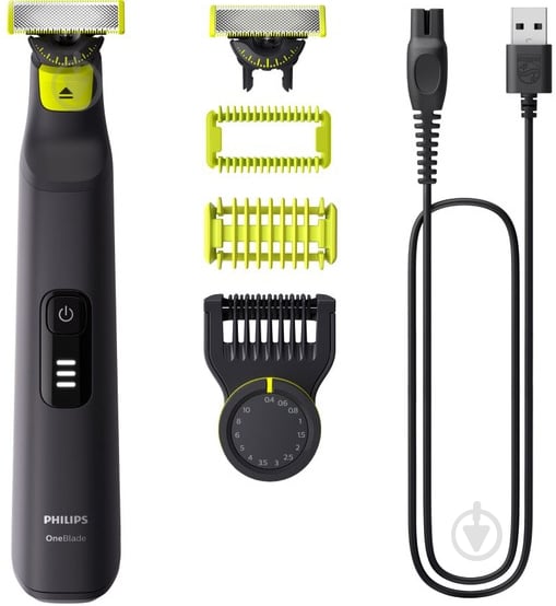 Електростанок із тримером Philips OneBlade Pro 360 QP6542/15 для обличчя та тіла - фото 1
