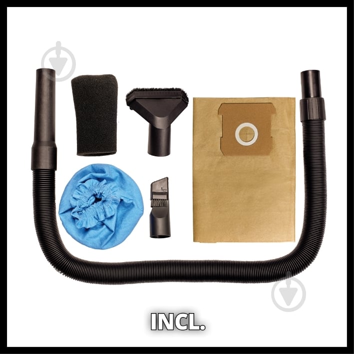 Пылесос аккумуляторный Einhell TE-VC 18/10 + фонарь + 18V 2.5 Ah PXC Starter Kit - фото 7