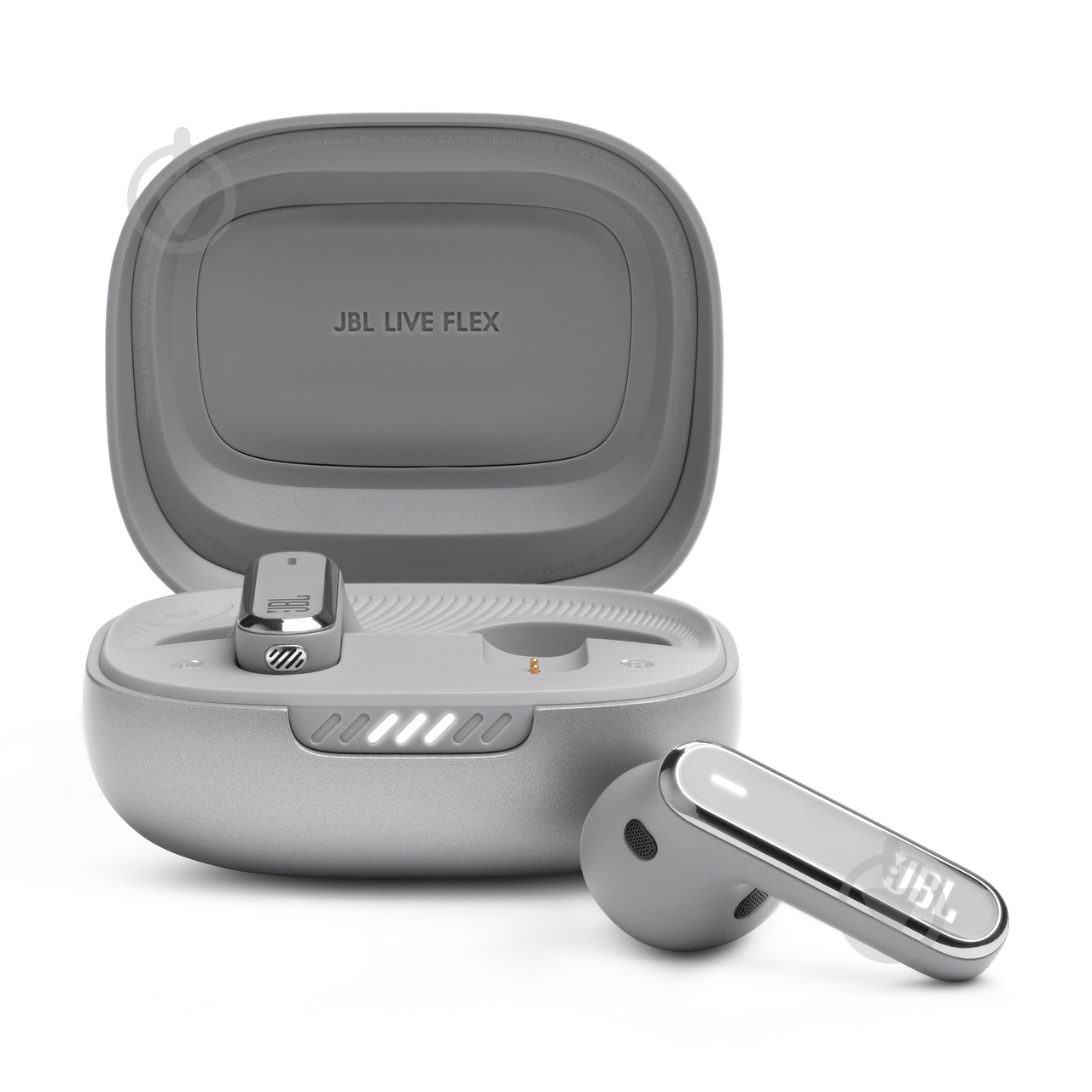 Bluetooth-гарнітура JBL Live Flex silver (JBLLIVEFLEXSVR) - фото 1