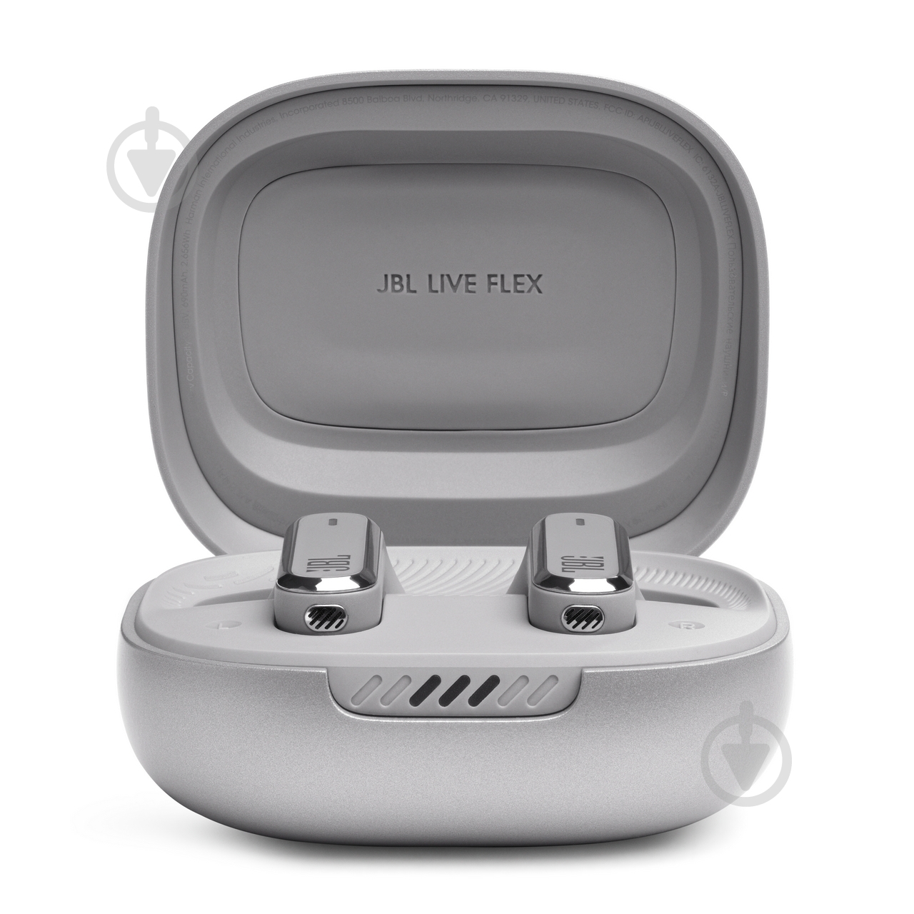 Bluetooth-гарнітура JBL Live Flex silver (JBLLIVEFLEXSVR) - фото 4