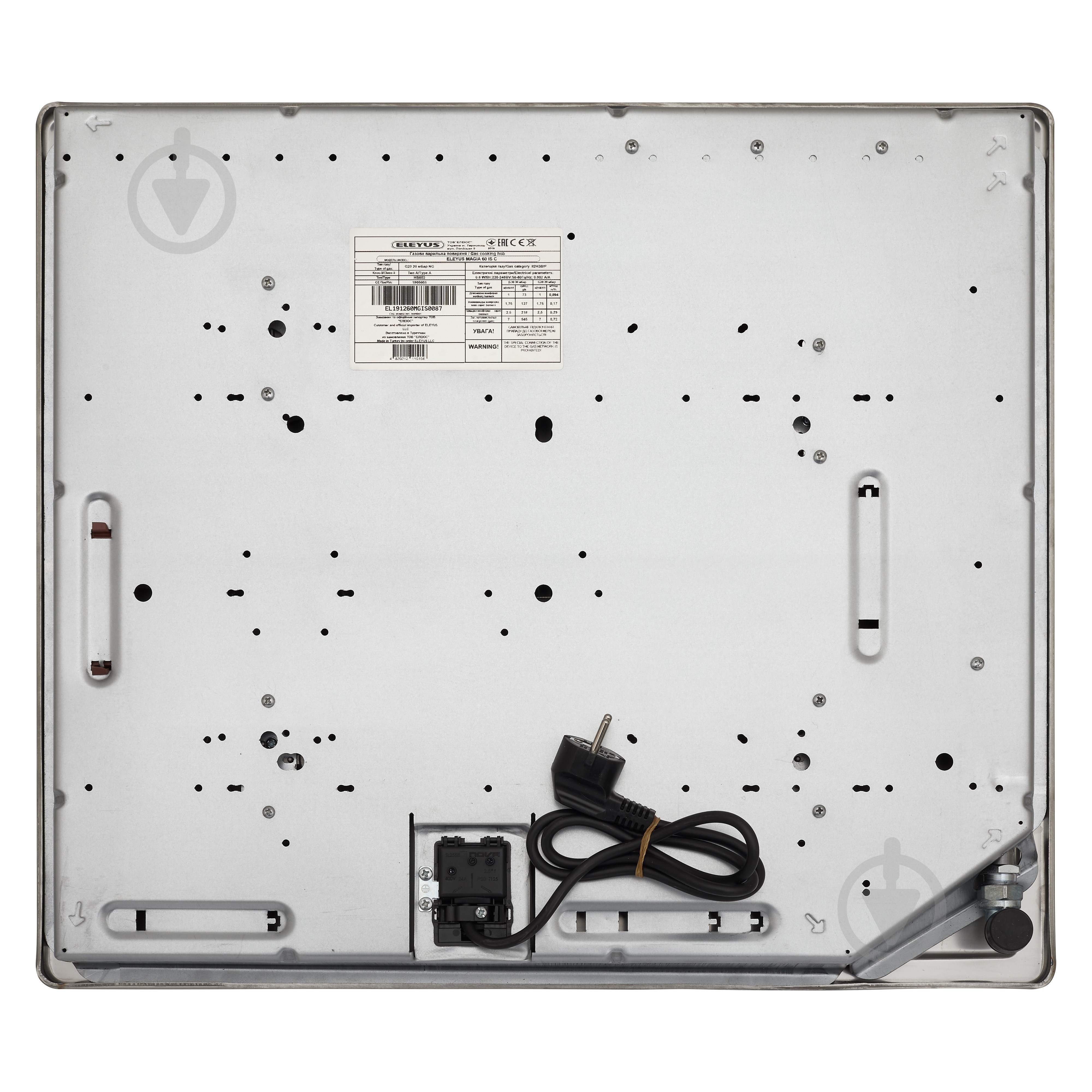 Варочная поверхность газовая Eleyus MAGIA 60 IS C - фото 10