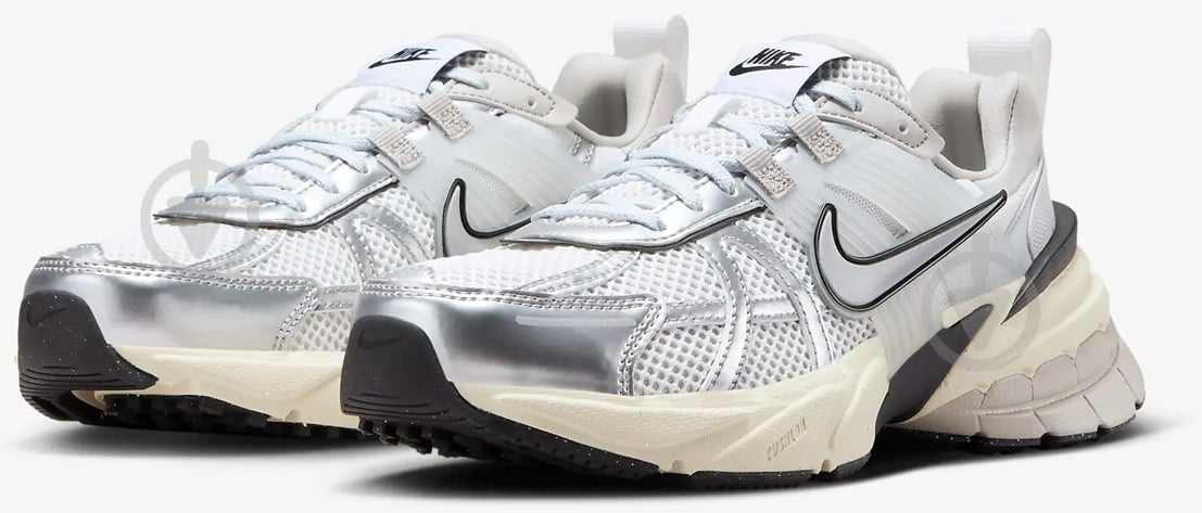 Кросівки жіночі демісезонні Nike V2K RUN FD0736-100 р.39 біло-сірі - фото 4