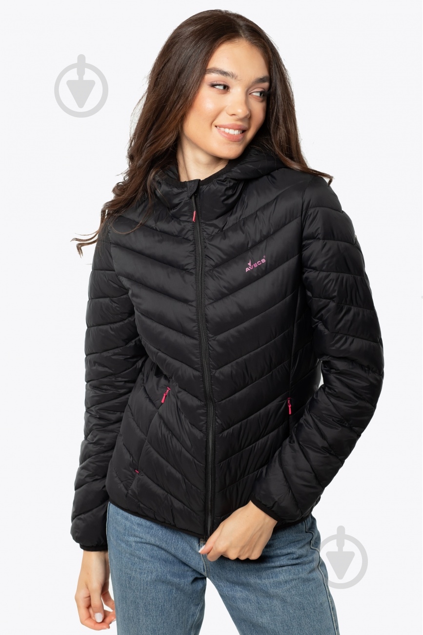 Куртка женская демисезонная Avecs AV-50226/1 р.2XL черная - фото 3