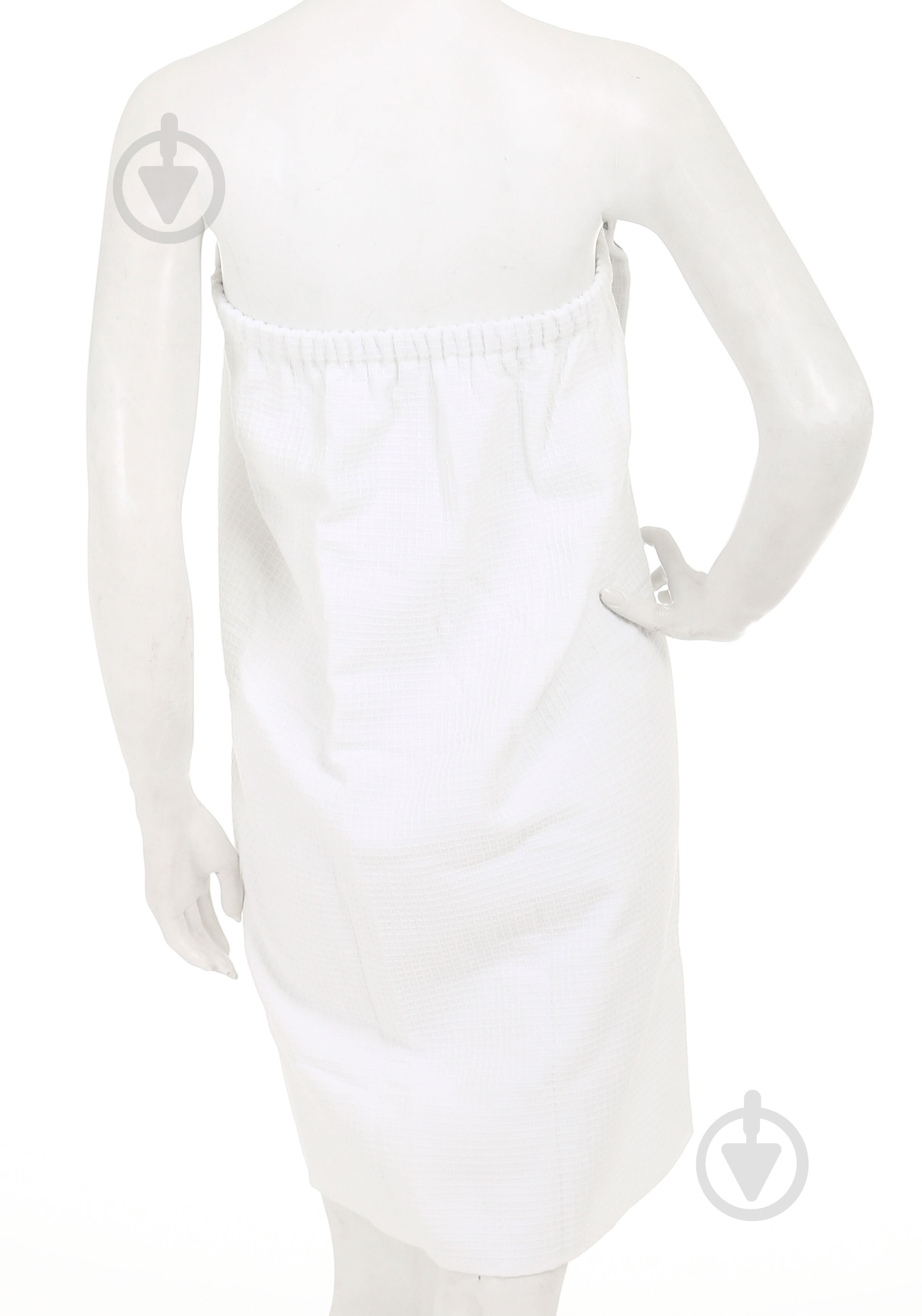 Сарафан для сауни Sauna 80x140 см білий із синім ABC - фото 3