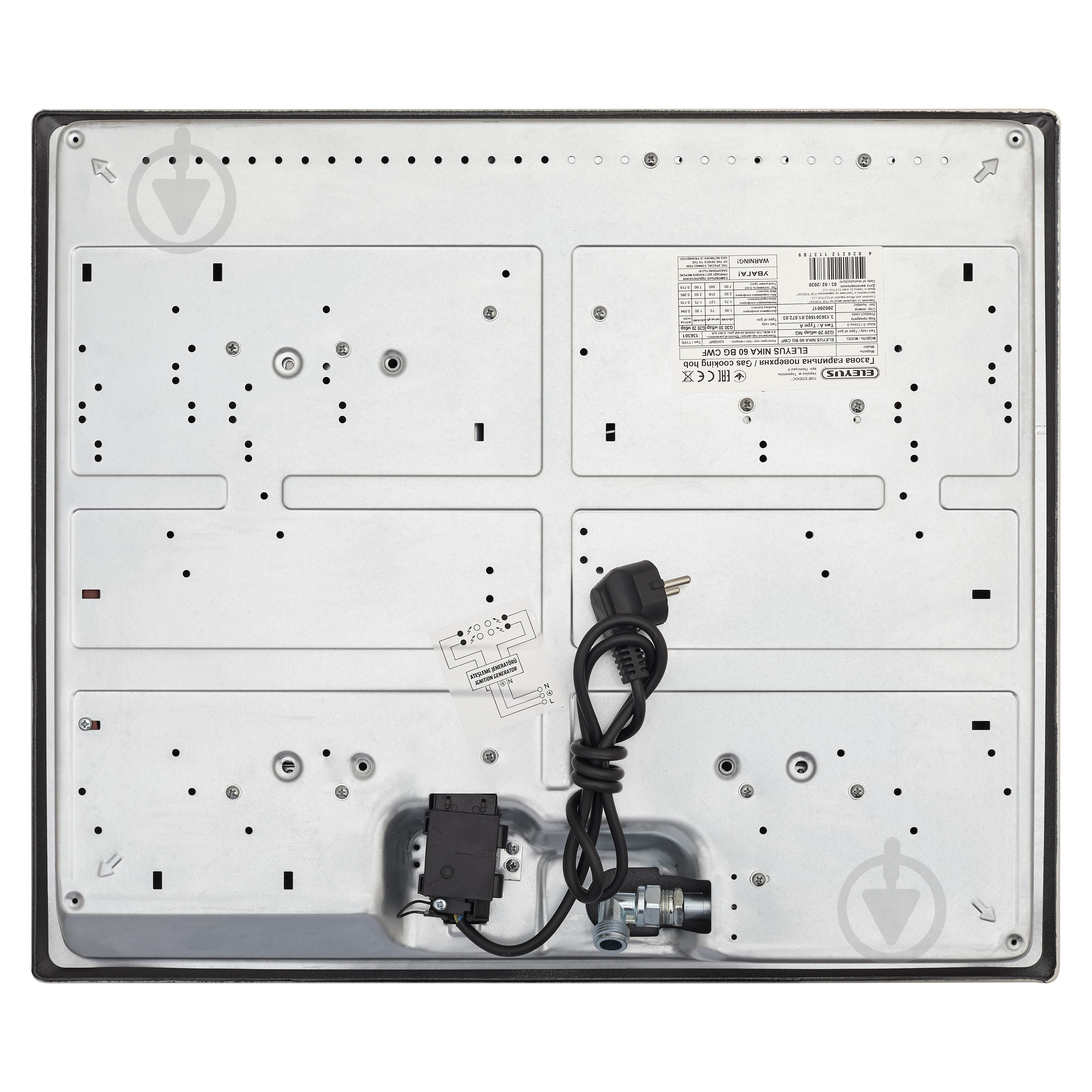 Варочная поверхность газовая Eleyus NIKA 60 BG CWF - фото 11 Варочная поверхность газовая Eleyus NIKA 60 BG CWF - фото 11