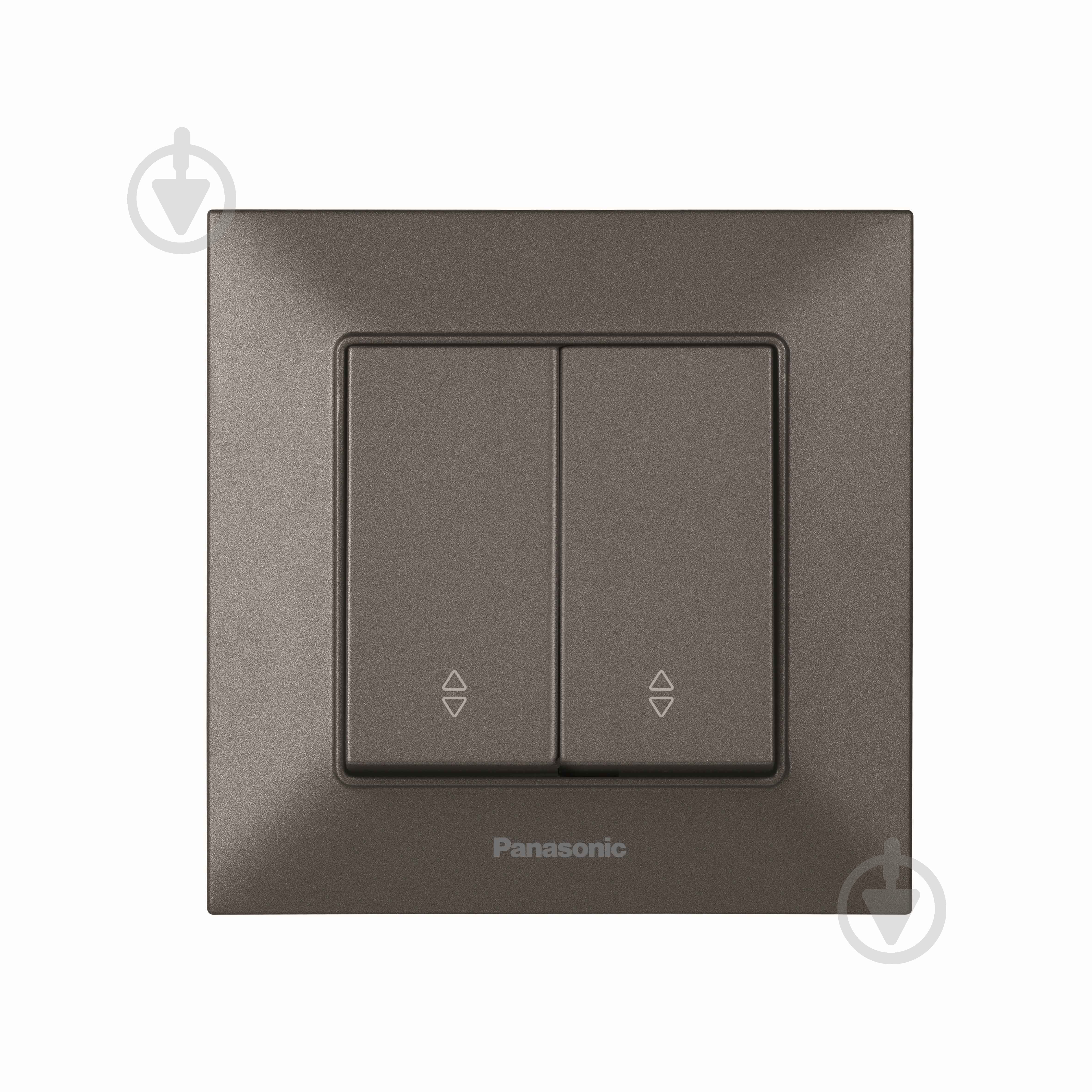 ᐉ Вимикач прохідний двоклавішний Panasonic Arkedia Slim без