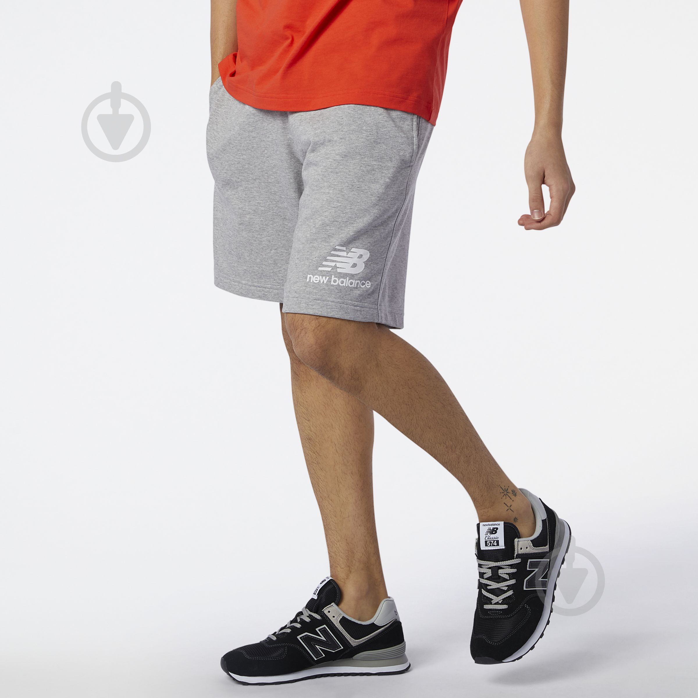 Шорты New Balance MS03558AG р. M серый - фото 2