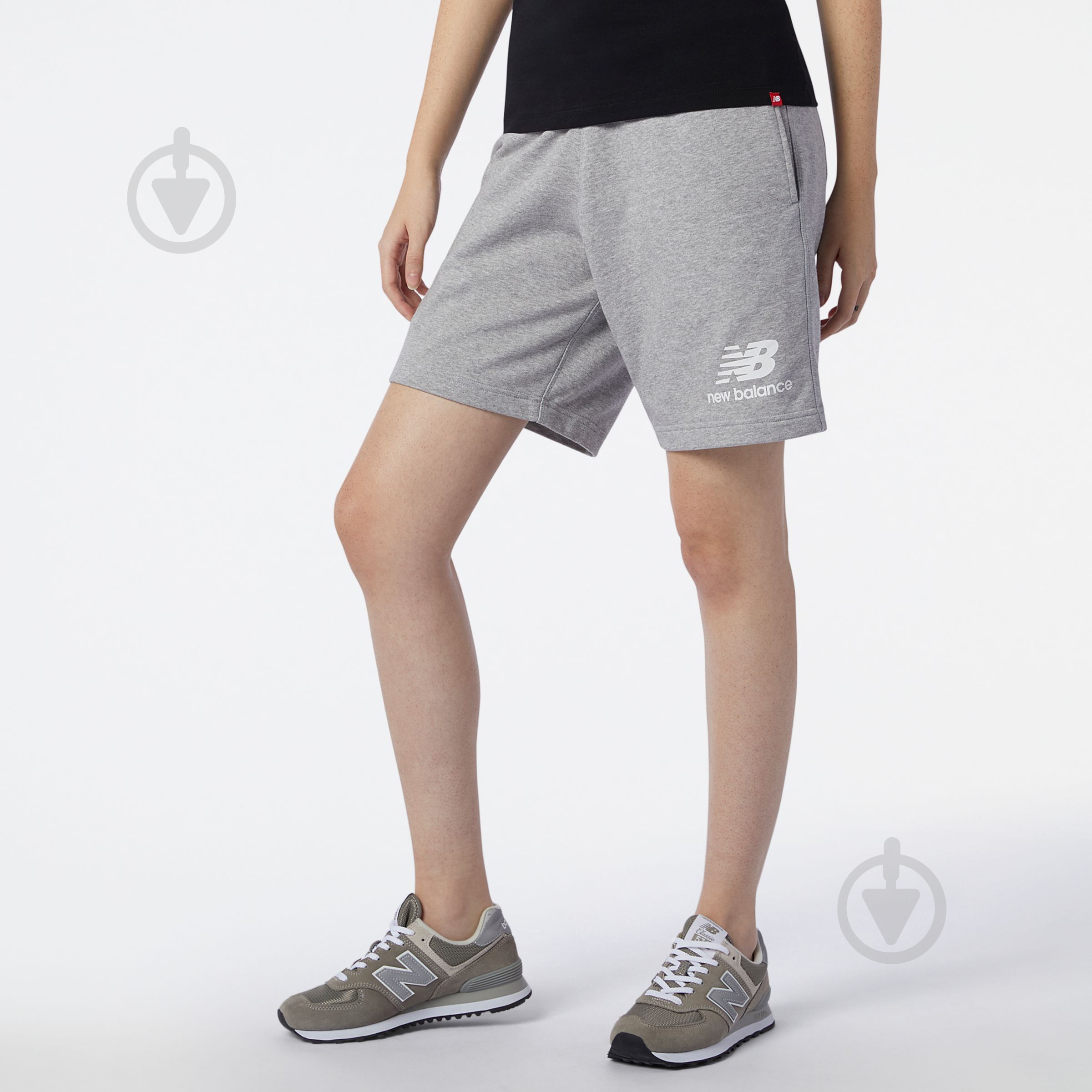 Шорты New Balance MS03558AG р. M серый - фото 5