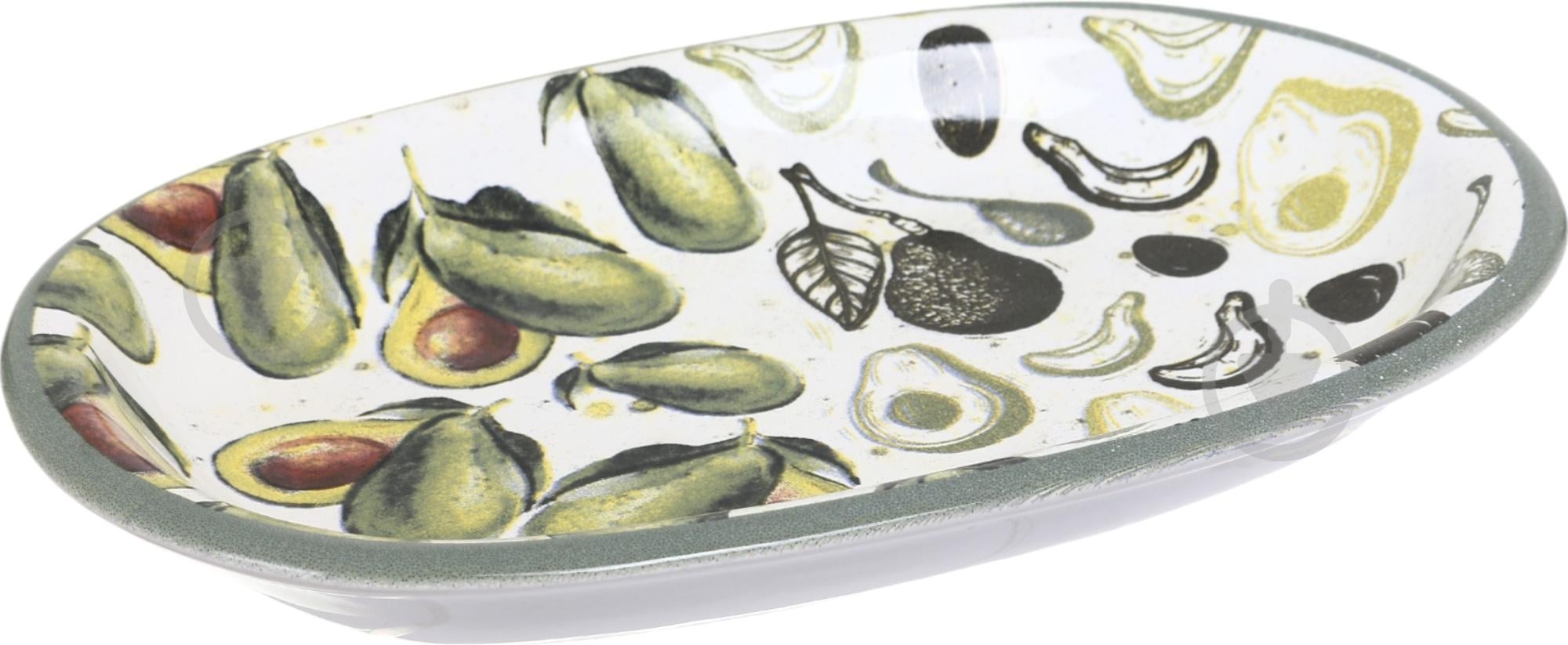 Блюдо овальное Keramika Avocado 22 см - фото 1