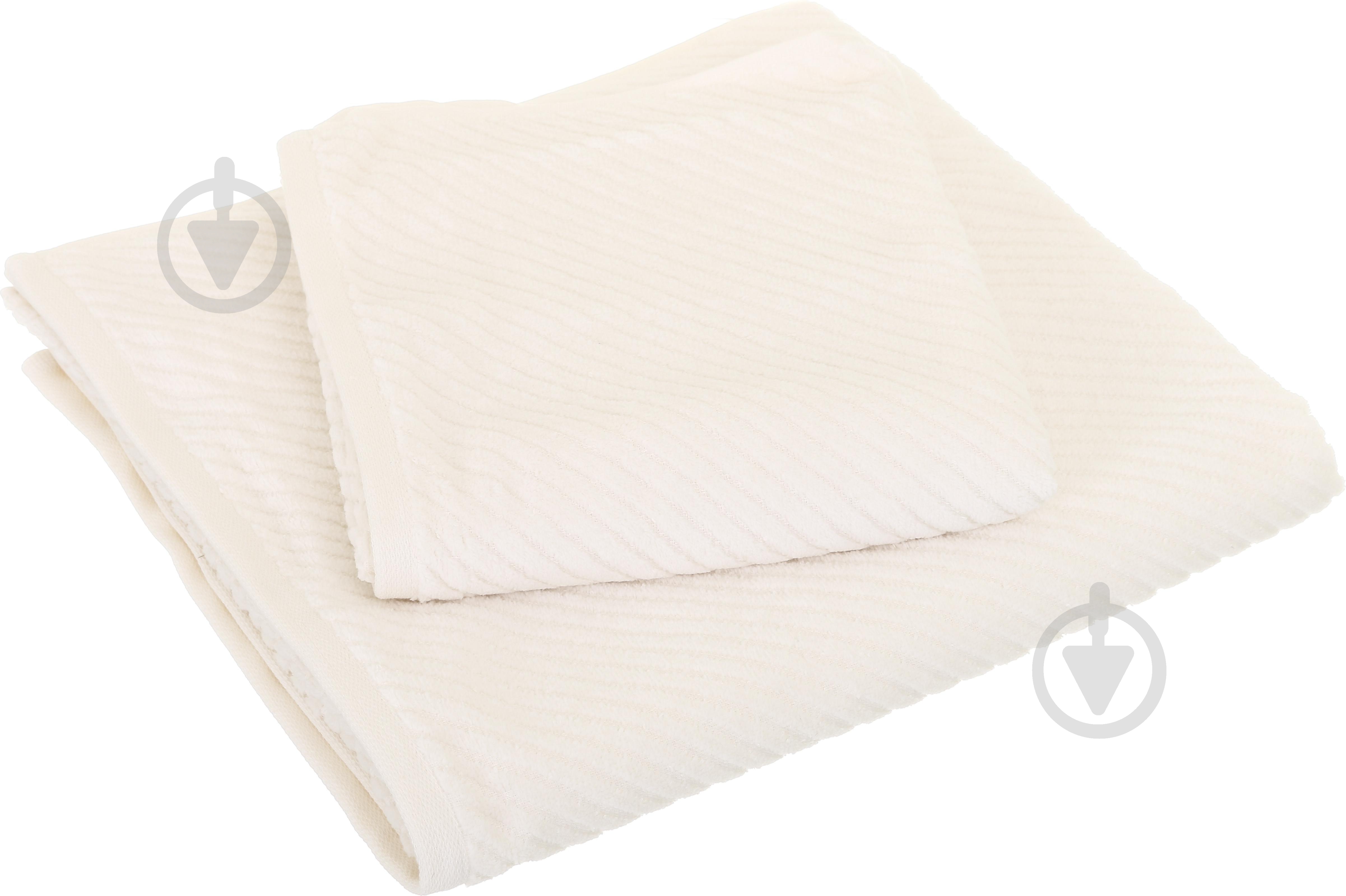 Набор полотенец ABC с халатом и домашней обувью р. L кремовый - фото 8 Набор полотенец ABC с халатом и домашней обувью р. L кремовый - фото 8