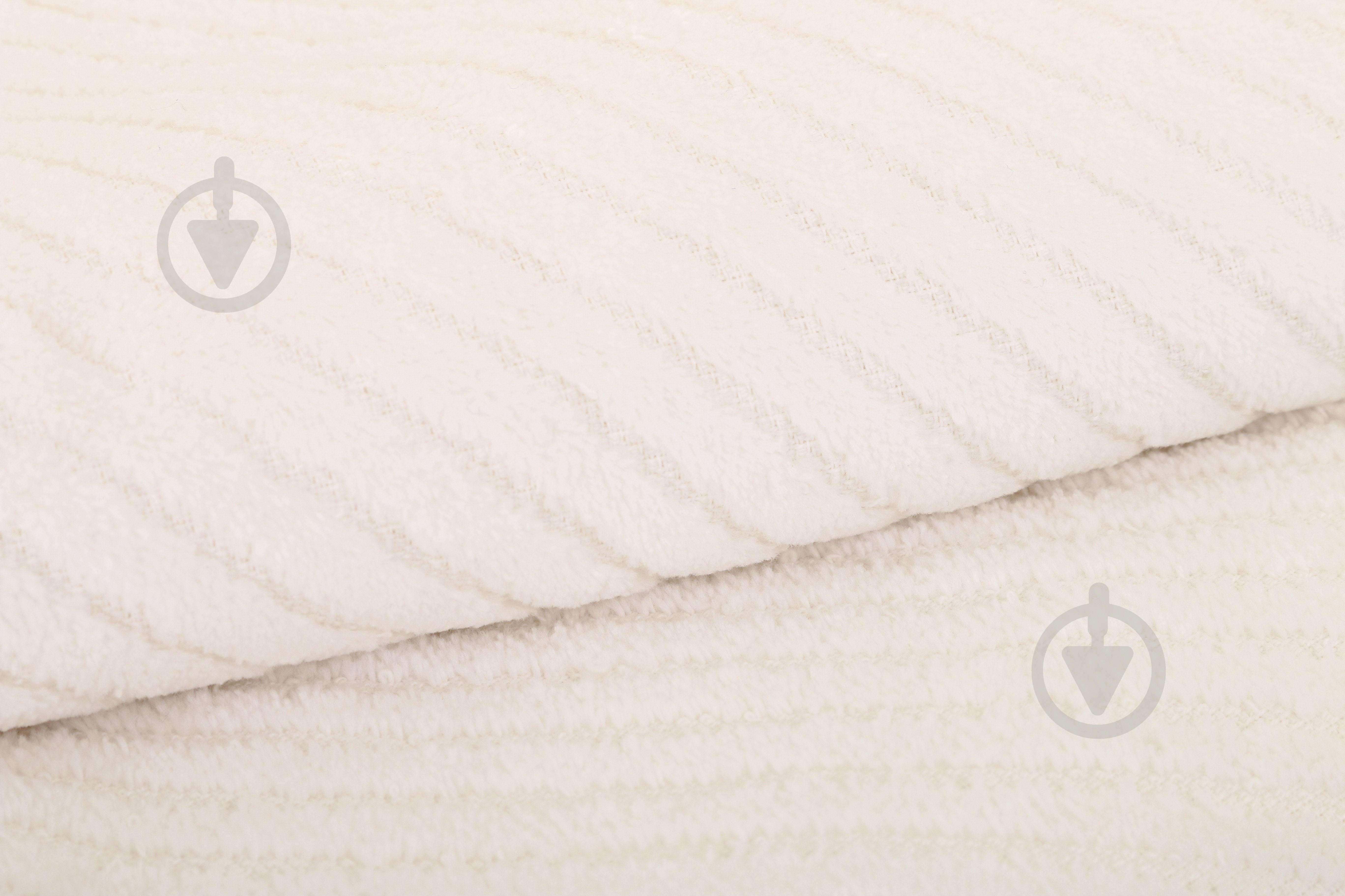 Набор полотенец ABC с халатом и домашней обувью р. L кремовый - фото 9 Набор полотенец ABC с халатом и домашней обувью р. L кремовый - фото 9