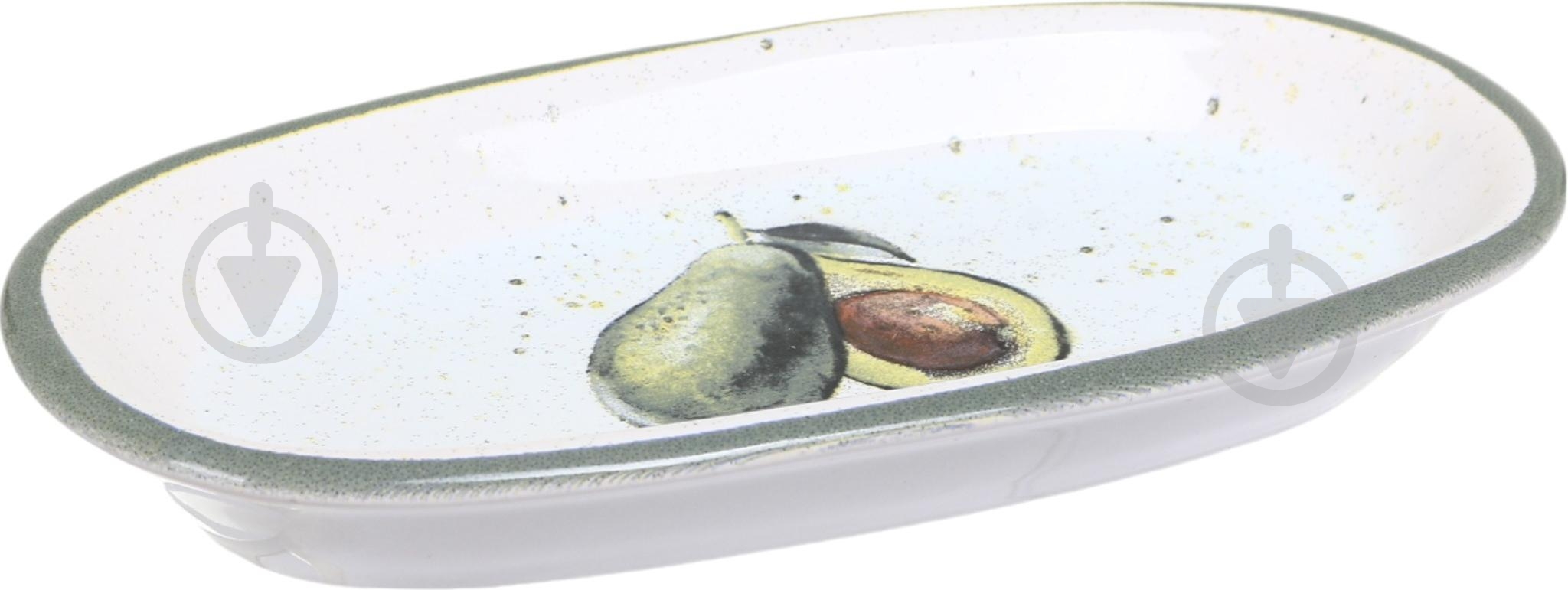 Блюдо овальное Keramika Avocado 16 см - фото 1