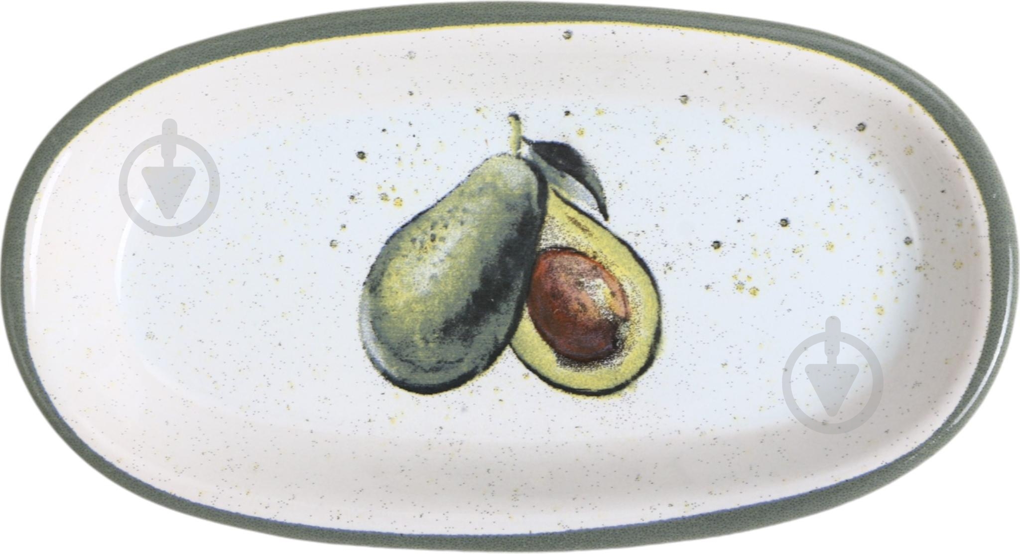 Блюдо овальное Keramika Avocado 16 см - фото 2