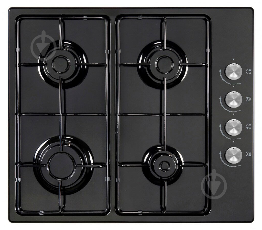 Варочная поверхность газовая Interline HGE 6040 S BK - фото 1