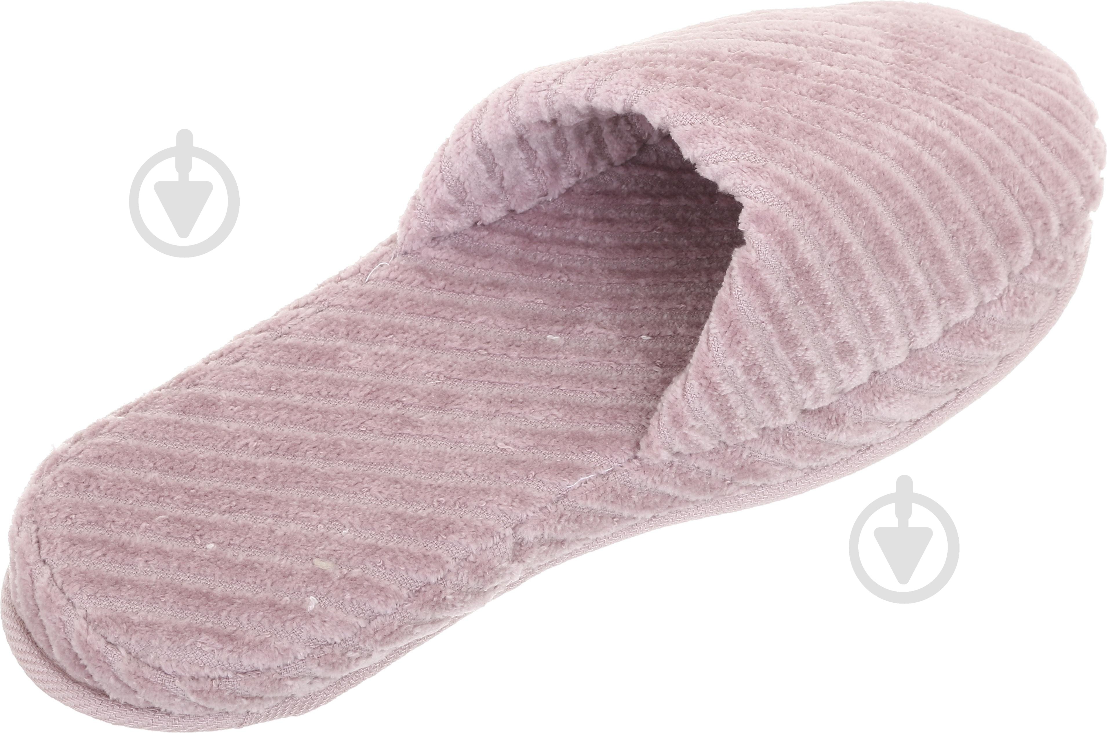 Набор полотенец ABC с халатом и домашней обувью р. M розовый - фото 5