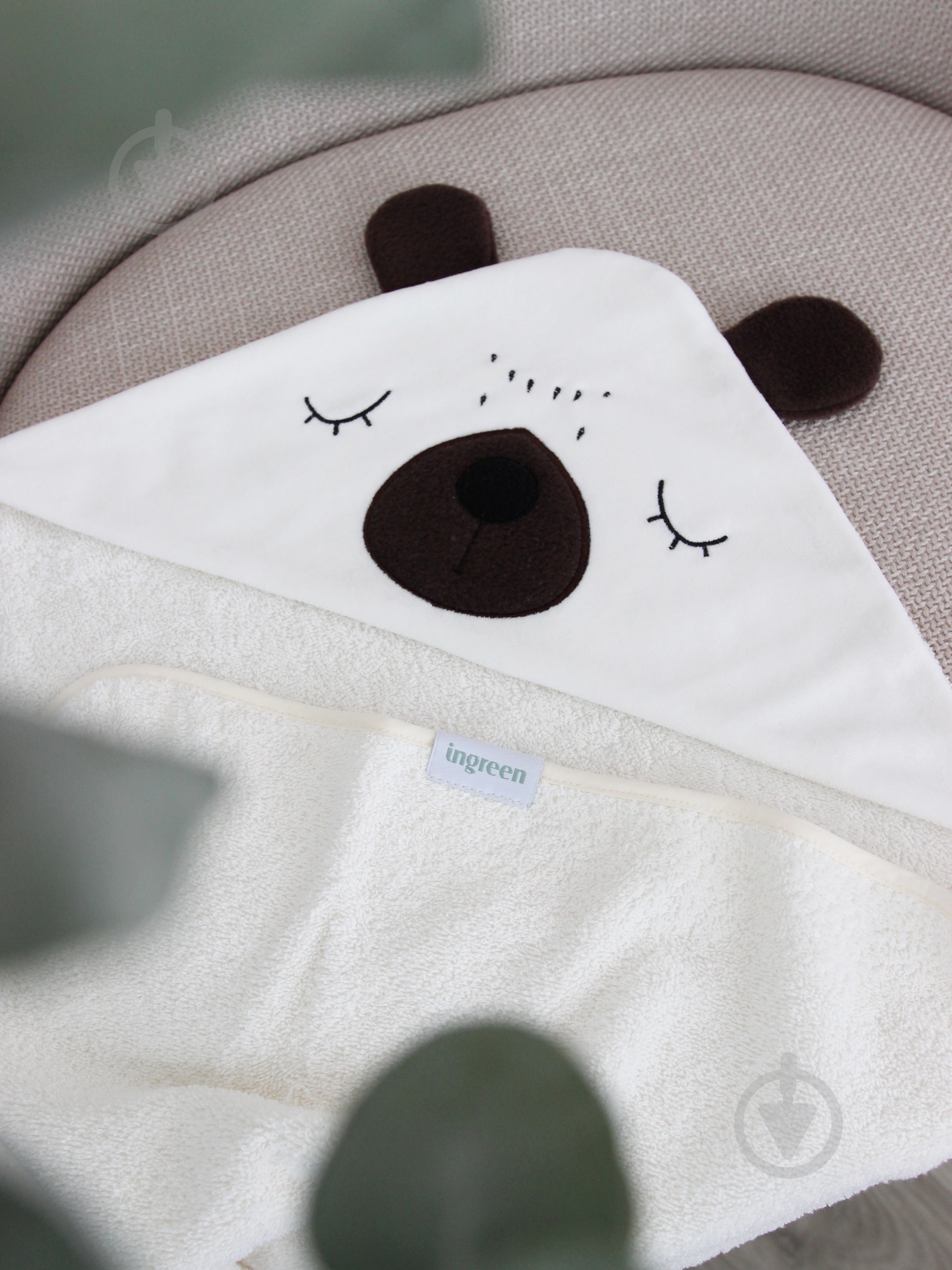 Полотенце-уголок InGreen белый 130/60 - фото 2 Полотенце-уголок InGreen белый 130/60 - фото 2