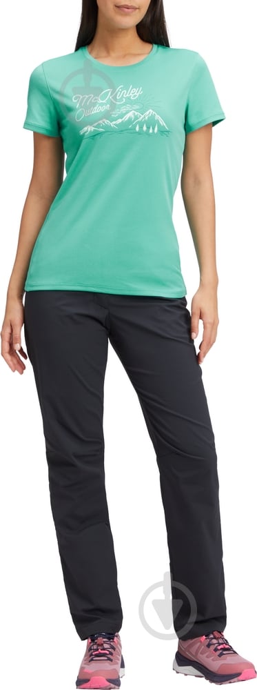 Футболка McKinley Fabi II W 430782-665 р.34 бирюзовый - фото 4