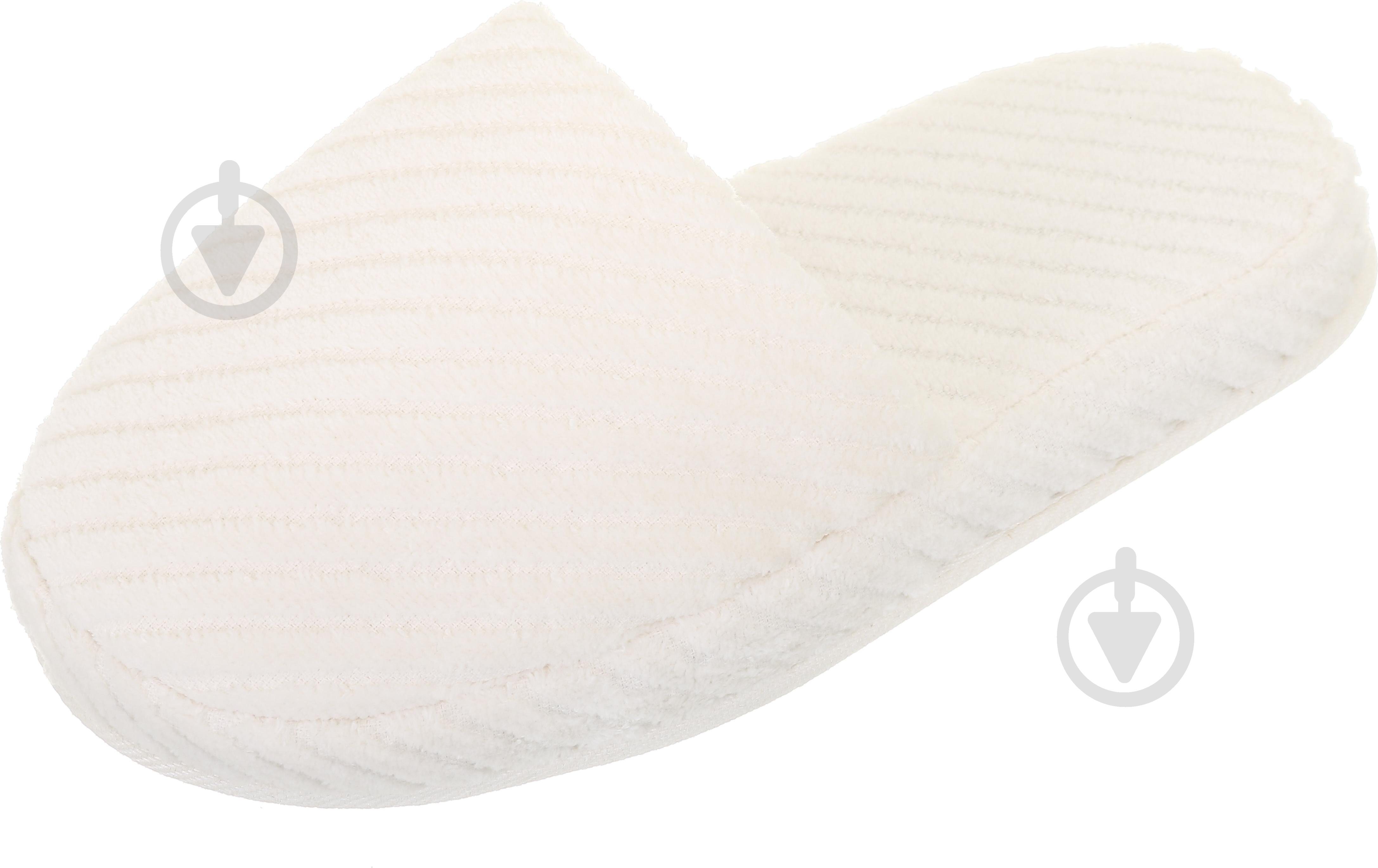 Набор полотенец ABC с халатом и домашней обувью р. M кремовый - фото 4 Набор полотенец ABC с халатом и домашней обувью р. M кремовый - фото 4