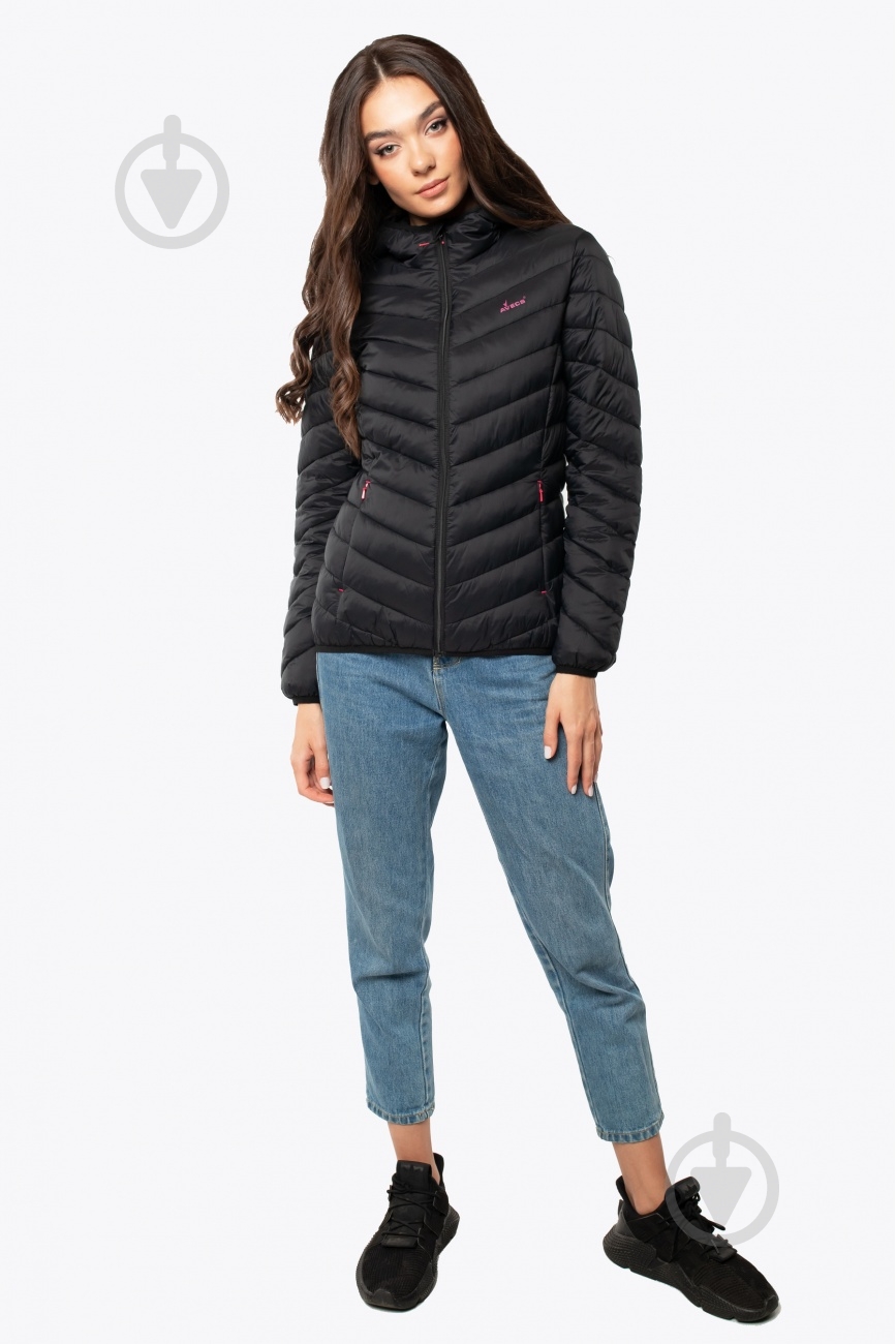 Куртка женская демисезонная Avecs AV-50226B/1 р.3XL черная - фото 2