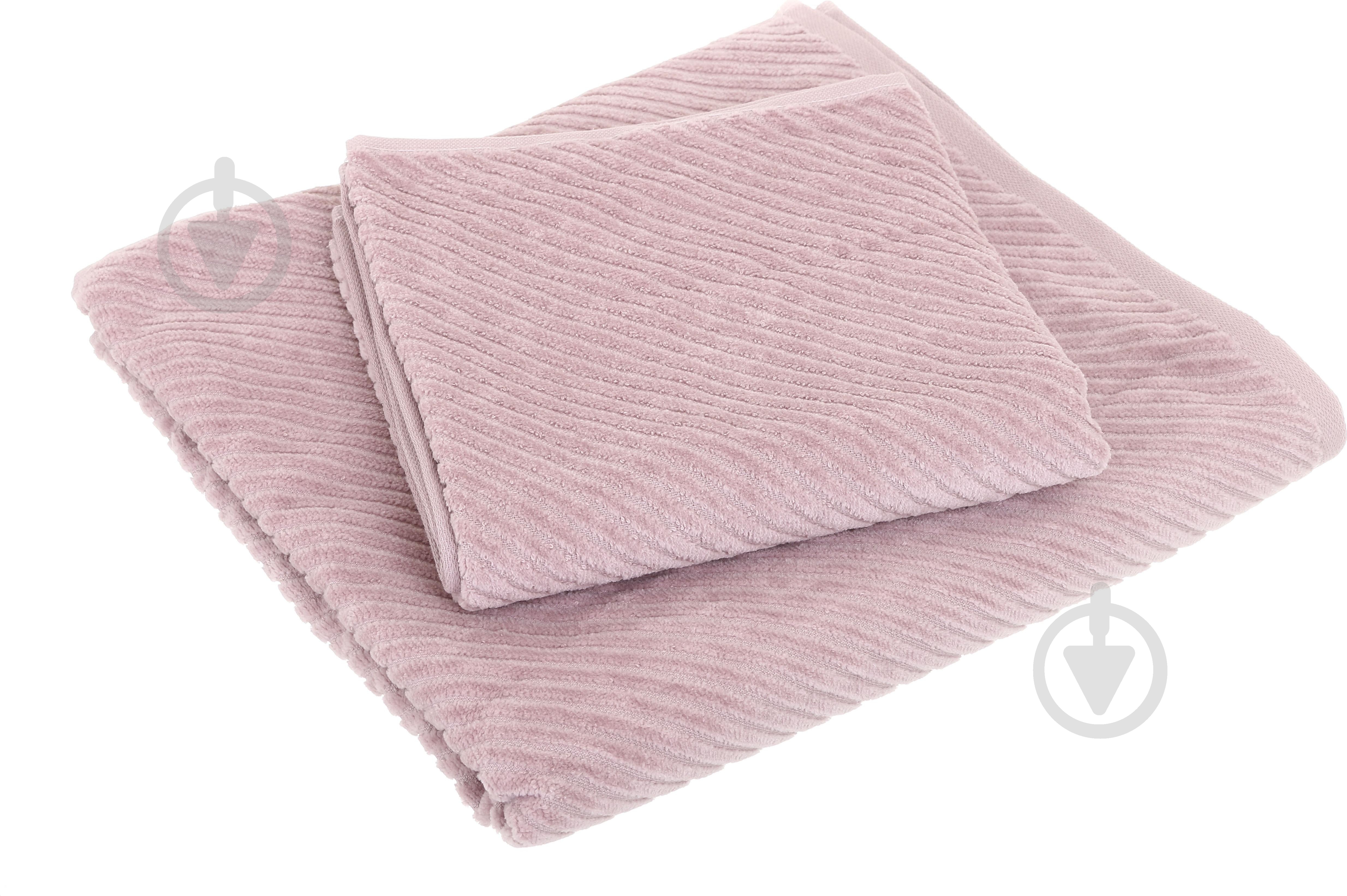 Набор полотенец ABC с халатом и домашней обувью р. L розовый - фото 8 Набор полотенец ABC с халатом и домашней обувью р. L розовый - фото 8