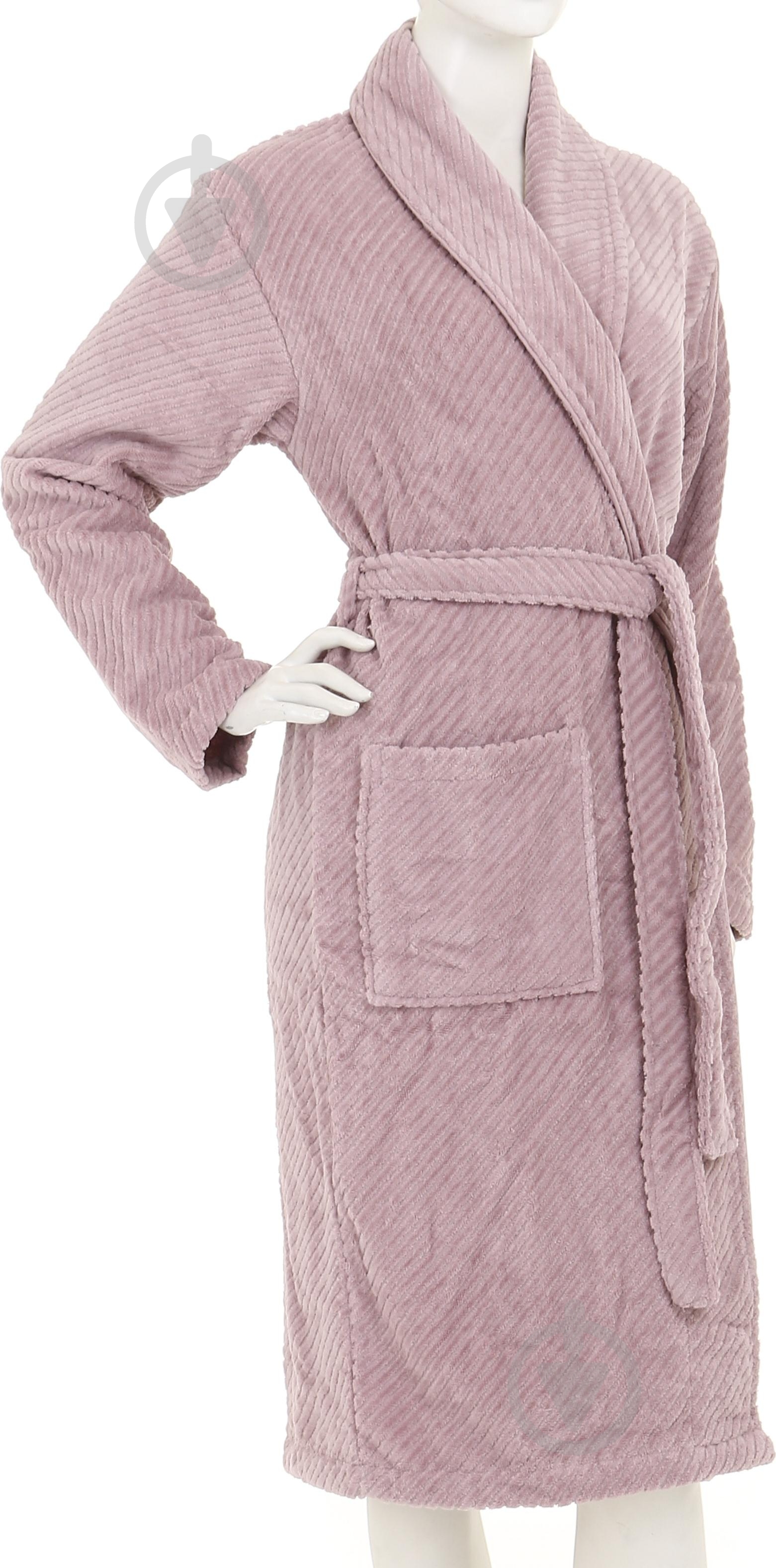 Набор полотенец ABC с халатом и домашней обувью р. L розовый - фото 5 Набор полотенец ABC с халатом и домашней обувью р. L розовый - фото 5