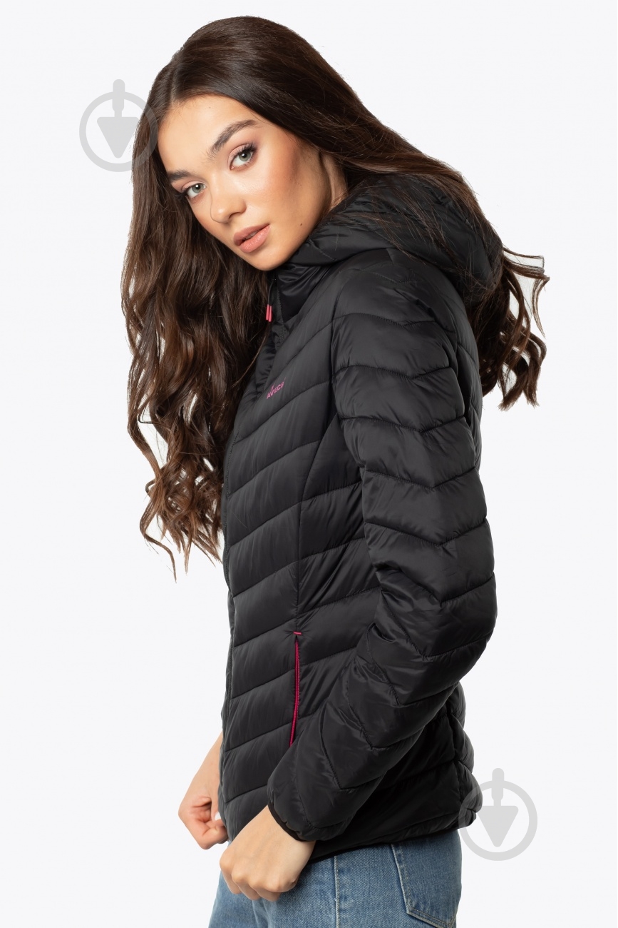 Куртка женская демисезонная Avecs AV-50226B/1 р.XXXXL черная - фото 4