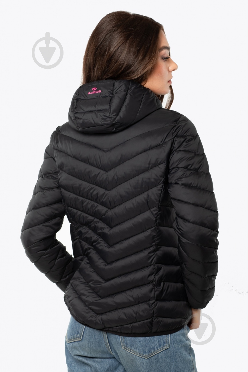 Куртка женская демисезонная Avecs AV-50226B/1 р.XXXXXL черная - фото 5