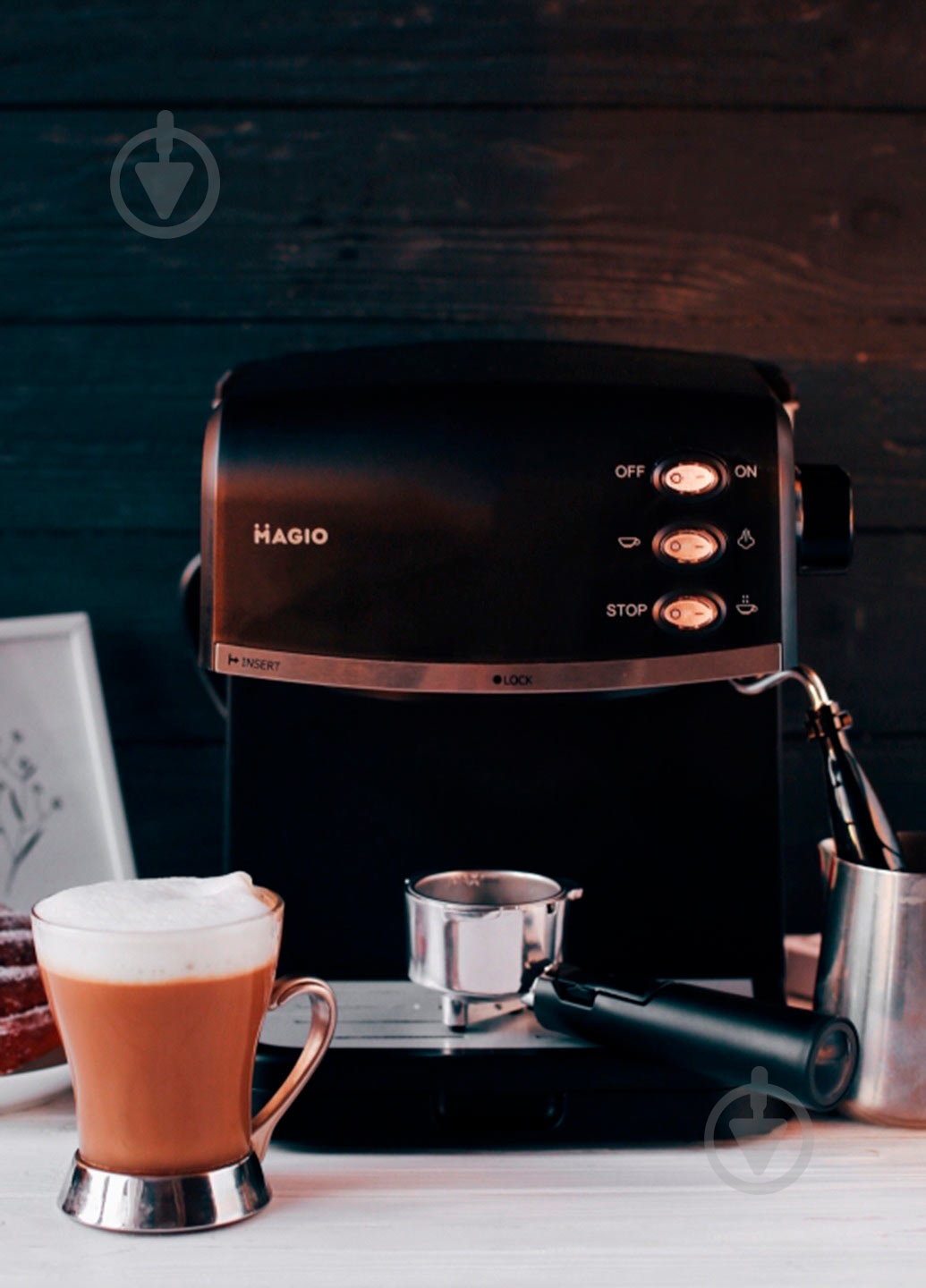 Кофеварка рожковая Magio MG-963 - фото 3 Кофеварка рожковая Magio MG-963 - фото 3