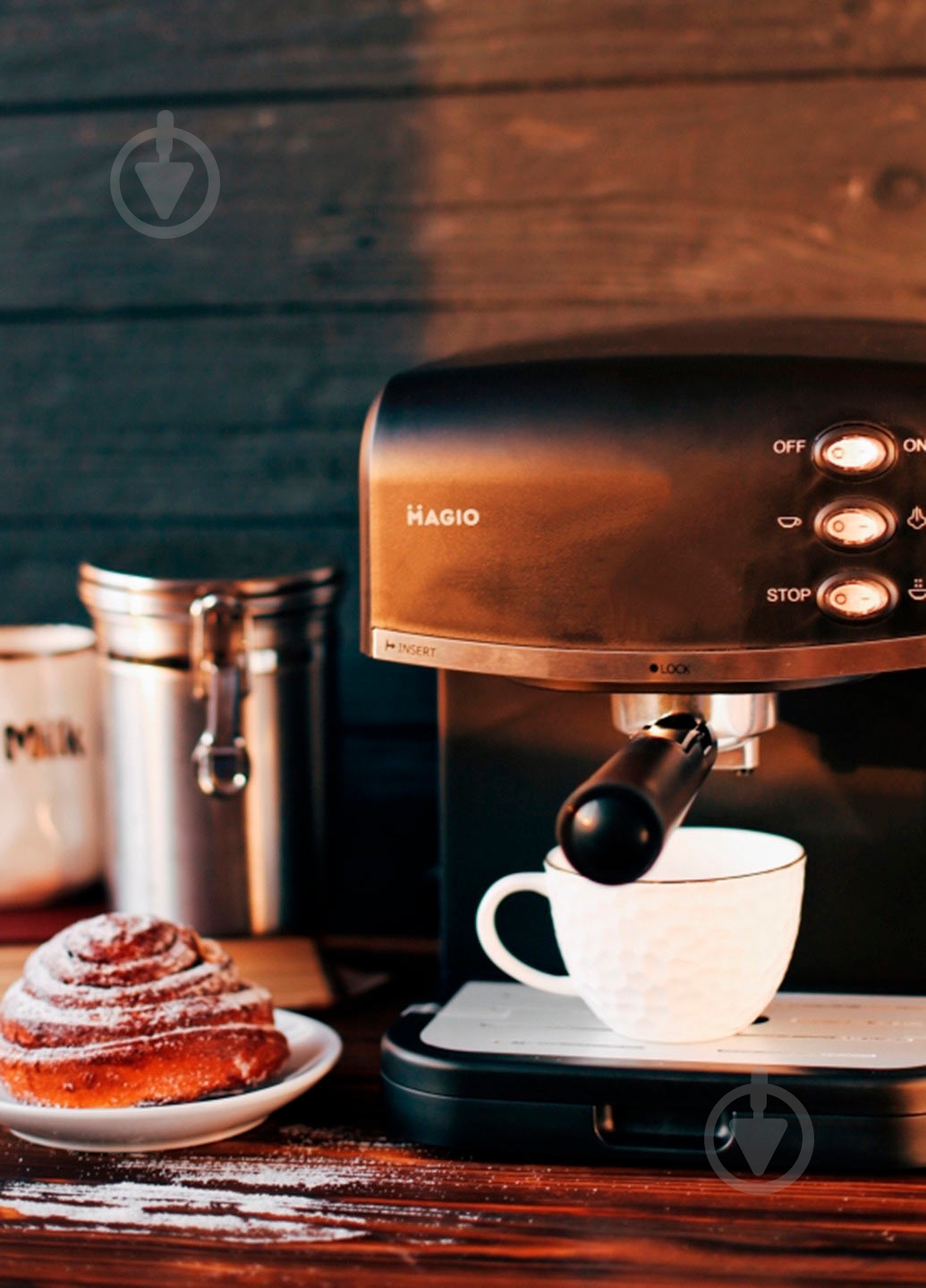 Кофеварка рожковая Magio MG-963 - фото 5 Кофеварка рожковая Magio MG-963 - фото 5