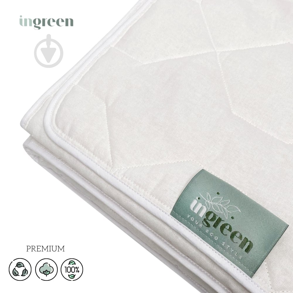 Одеяло InGreen 90х110 белый 400901101 - фото 4 Одеяло InGreen 90х110 белый 400901101 - фото 4
