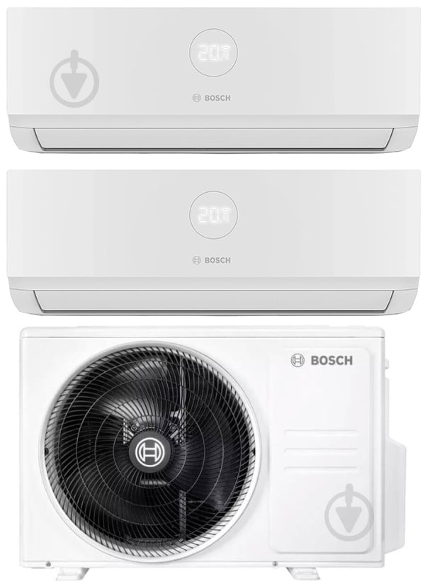 Мультиспліт-система Bosch Climate CL5000M 62/3 E + CL3000iU W 26 E*1 + CL3000iU W 53 E*1 - фото 1 Мультиспліт-система Bosch Climate CL5000M 62/3 E + CL3000iU W 26 E*1 + CL3000iU W 53 E*1 - фото 1