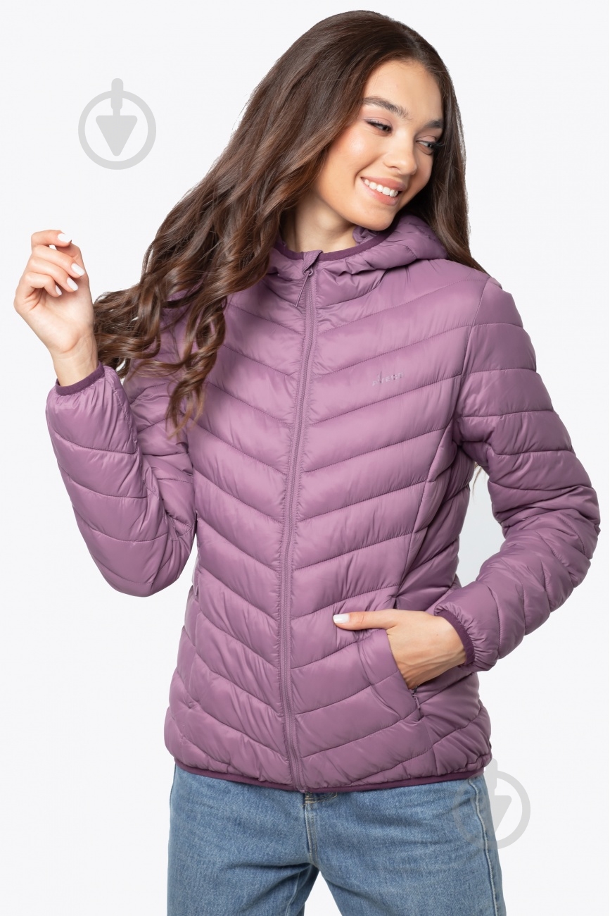 Куртка жіноча демісезонна Avecs AV-50226B/19 р.XXXXL бузкова - фото 1