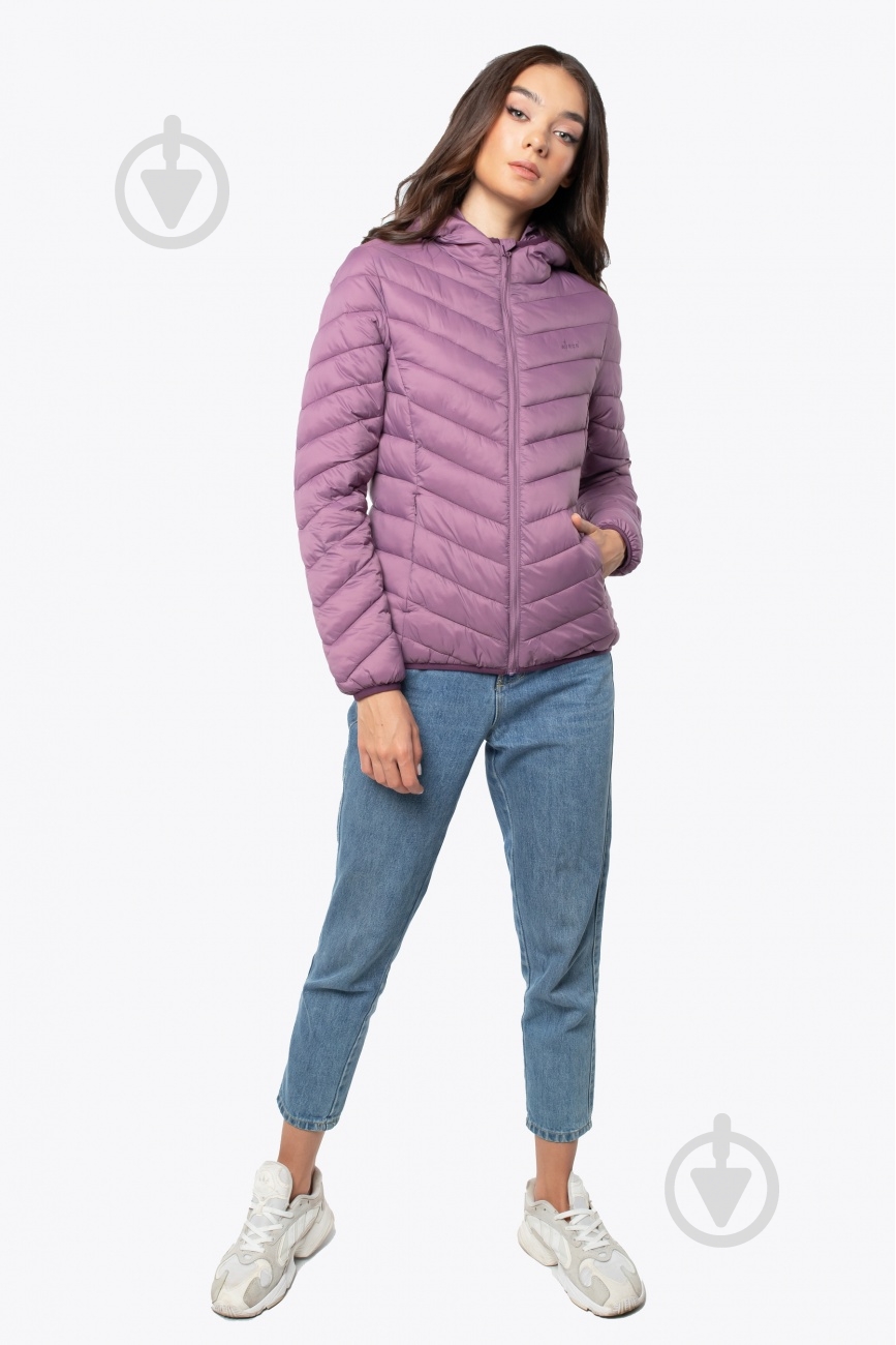 Куртка жіноча демісезонна Avecs AV-50226B/19 р.XXXXL бузкова - фото 2