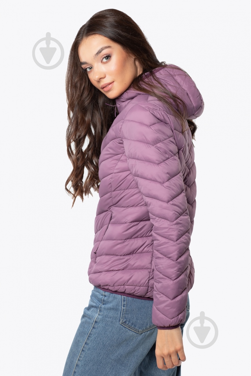 Куртка жіноча демісезонна Avecs AV-50226B/19 р.XXXXL бузкова - фото 4