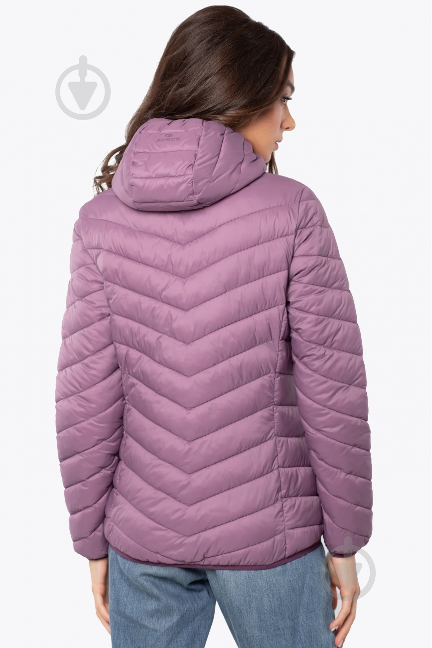 Куртка жіноча демісезонна Avecs AV-50226B/19 р.XXXXL бузкова - фото 5