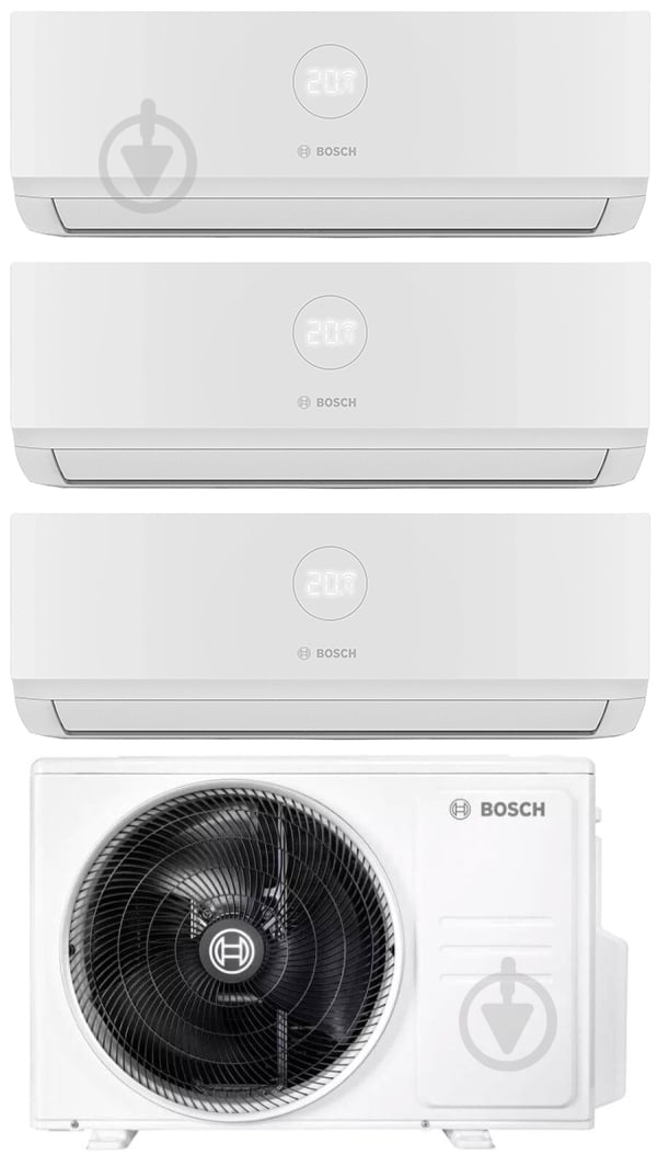Мультисплит-система Bosch Climate CL5000M 62/3 E + CL3000iU W 26 E*3 - фото 1