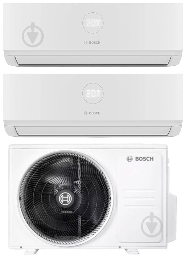 Мультисплит-система Bosch Climate CL5000M 53/2 E + CL3000iU W 26 E*2 - фото 1