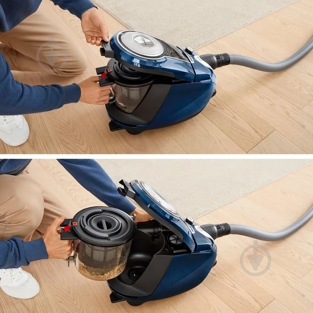 Пылесос Bosch ProSilence BGS7RCL blue - фото 11