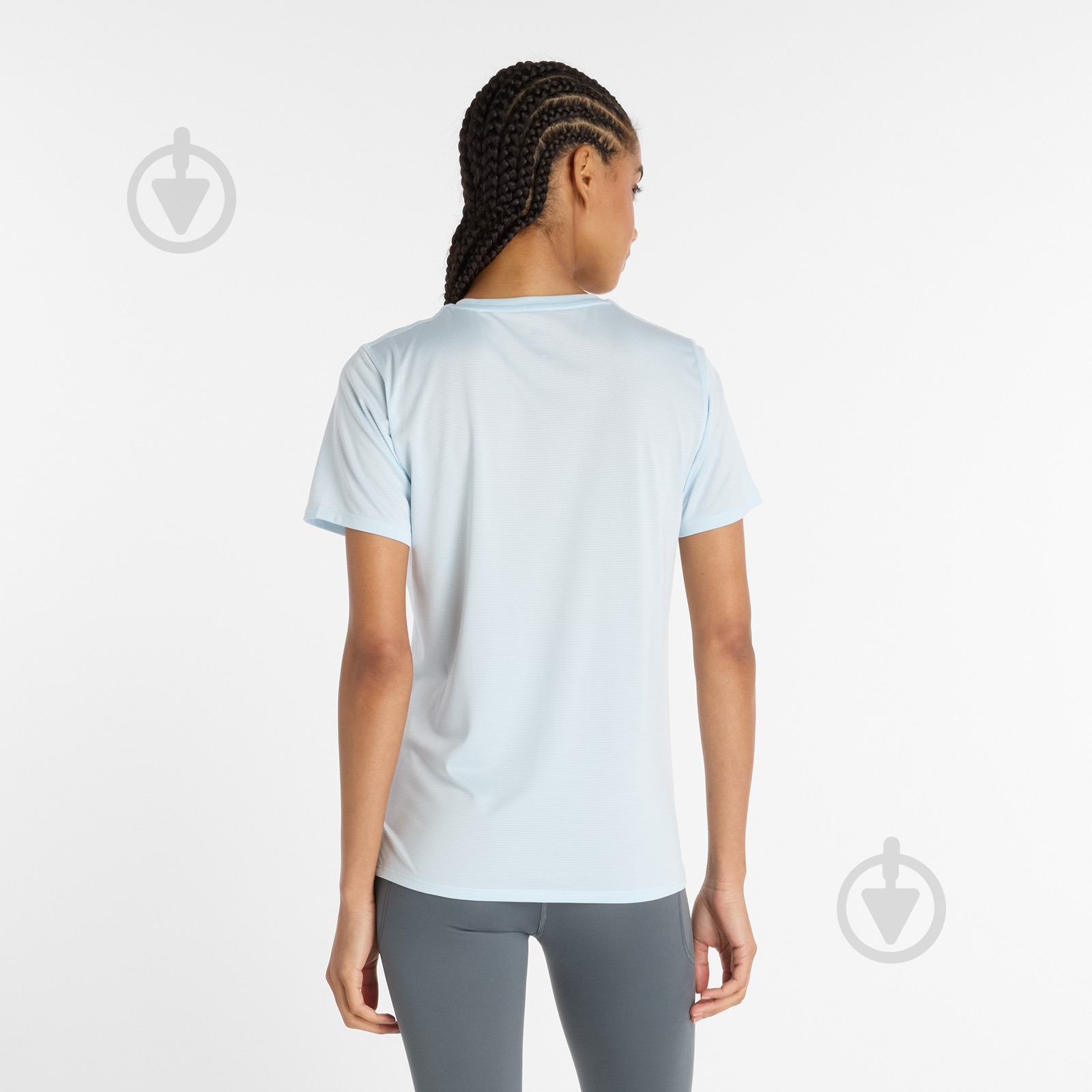 Футболка New Balance WT41222FRL р.L синий - фото 2