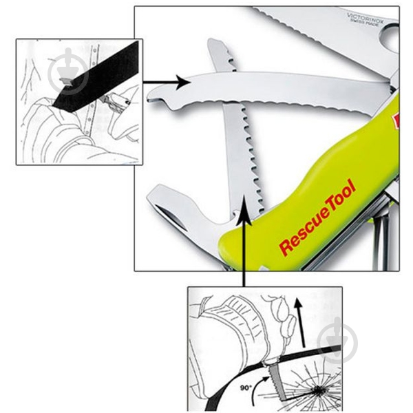 Нож швейцарский Victorinox Rescuetool 11,1 см 0.8623.MWNB1 - фото 6